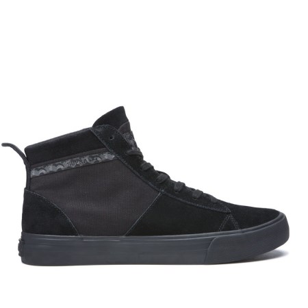 Supra Stacks Mid - Ανδρικα Sneakers Ψηλα - Μαυρα (GR3856)